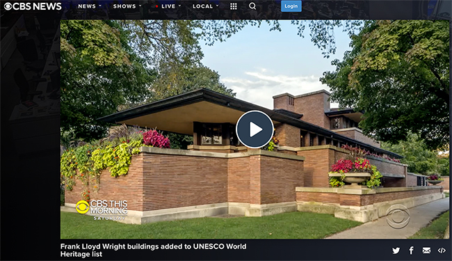 Frank Lloyd Wright buildings added to UNESCO World Heritage list - USONIA1